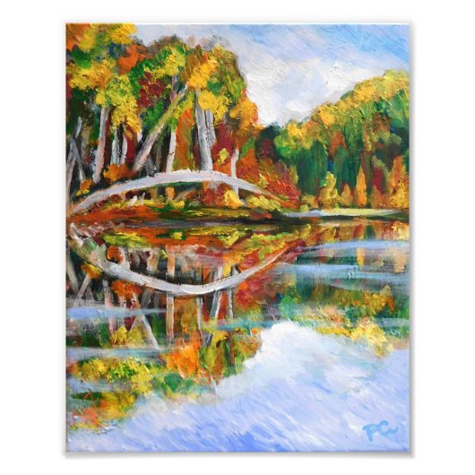 Impression Photo Lac d'automne (Devant)