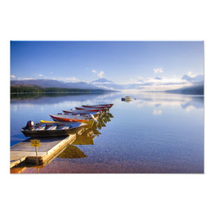 Impression Photo Lac McDonald, parc national de Glacier, Montana,