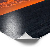 Impression Photo Lac Michigan Sunset, Ludington, Michigan (Coin)