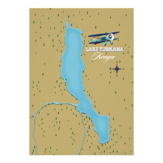 Impression Photo Lac Turkana Kenya (Devant)