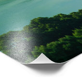 Impression Photo Lac vert (Coin)