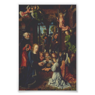 Impression Photo L'Adoration de l'Enfant Christ
