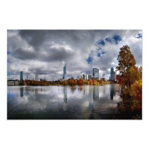Impression Photo Ladybird Lake - Austin Texas Skyline 4