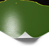 Impression Photo L'Afrique, mur de bois de la mère patrie (Coin)