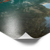 Impression Photo Lago di Braies dans les Dolomites en Italie (Coin)