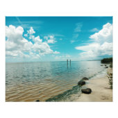 Impression Photo Lagune Mosquito Floride Eau Ciel Bleu (Devant)