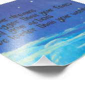 Impression Photo Laissez vos rêves être plus grands que vos peurs (Coin)