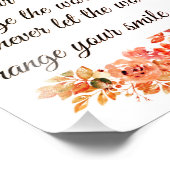 Impression Photo Laissez votre sourire changer le monde (Coin)