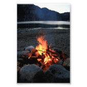 Impression Photo Lakeside Bonfire (Devant)