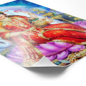 Impression Photo Lakshmi Print (4 po x 6 po) - Version 1 (Coin)