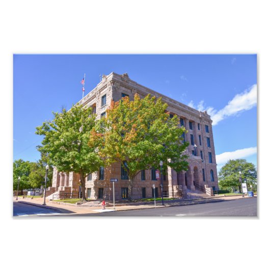 Impression Photo Lamar County Courthouse, Paris, Texas (Devant)