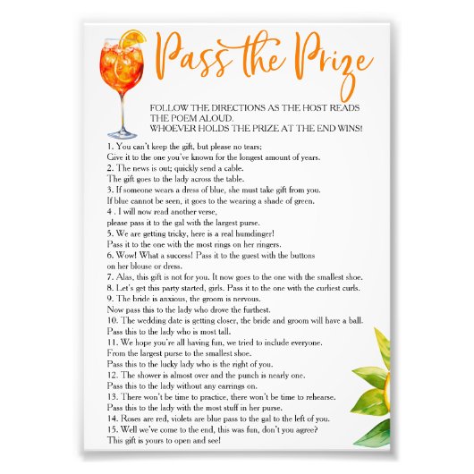 Impression Photo L'amour au premier passe le jeu de Fête des mariée (Devant)