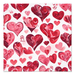 Impression Photo L'amour est dans le design Air- coeur