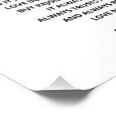 Impression Photo L'amour est patient, l'amour est gentil, 1 Corinth (Coin)