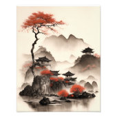 Impression Photo Landscape of ancient villages in Ninh Binh Vietnam (Devant)