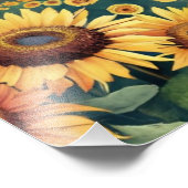 Impression Photo Landscape Sunflowers Boho (Coin)