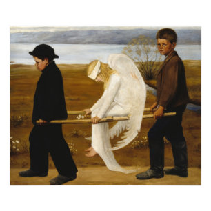 Impression Photo L'ange blessé par Hugo Simberg