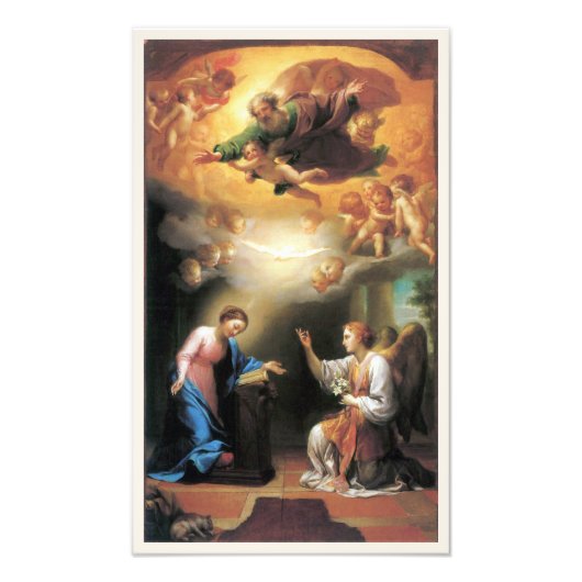 Impression Photo L'Annonciation par Anton Raphael Mengs (Devant)