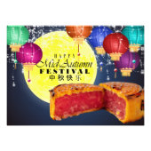 Impression Photo Lanternes, Lune et Mooncakes (Devant)