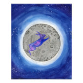 Impression Photo Lapin Lune (Devant)