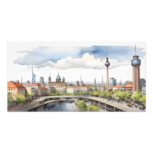 Impression Photo L'art de l'aquarelle à Berlin (Devant)