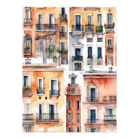 Impression Photo L'art de l'aquarelle à Madrid (Devant)