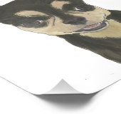 Impression Photo L'art du Chihuahua noir et tan (Coin)