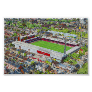 Impression Photo L'Art du Stade de Football - Brentford, Londres