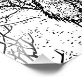 Impression Photo L'art loup (Coin)