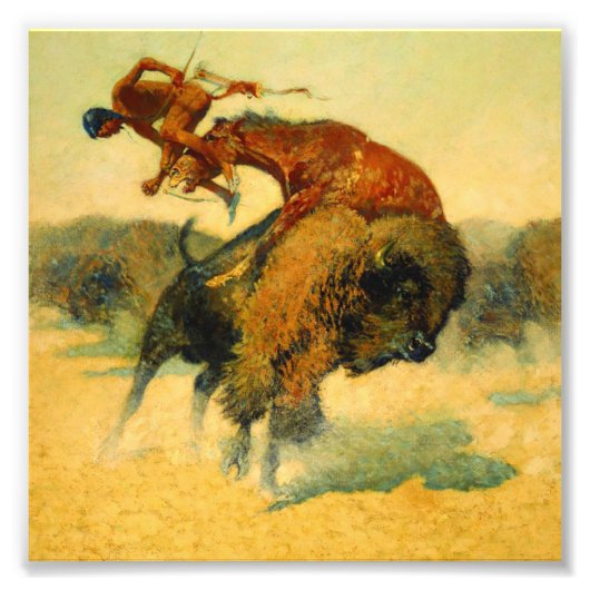 Impression Photo L'art occidental de Frederic Remington « Épisode – (Devant)