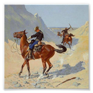 Impression Photo L'art occidental de Frederic Remington “La Garde A