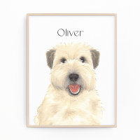 L'art personnalisé Wheaten Terrier