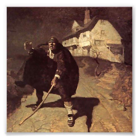 Impression Photo L'art pirate de « Blind Pew » par NC Wyeth (Devant)