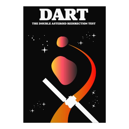 Impression Photo L'art spatial de mission DART. (Devant)
