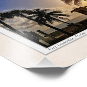 Impression Photo Las Olas au bord de la plage (Coin)