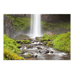 Impression Photo Latourell Falls, Gorge du Columbia, Oregon,
