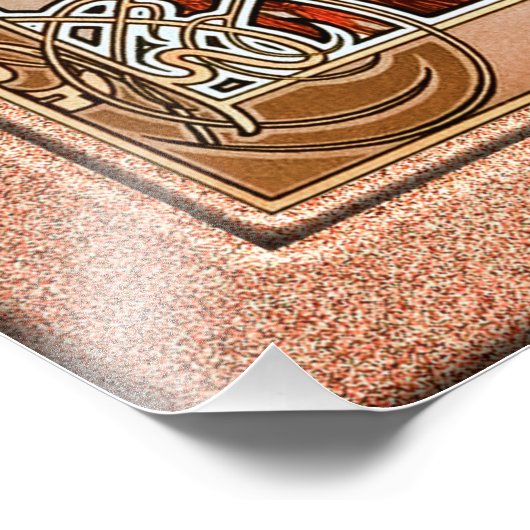 Impression Photo L'Automne par Alphonse Mucha (Coin)