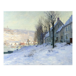 Impression Photo Lavacourt soleil et neige