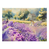 Impression Photo Lavender Field Serenity (Devant)