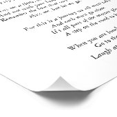 Impression Photo Lavender Funeral Celebration of Life Poem Sign (Coin)