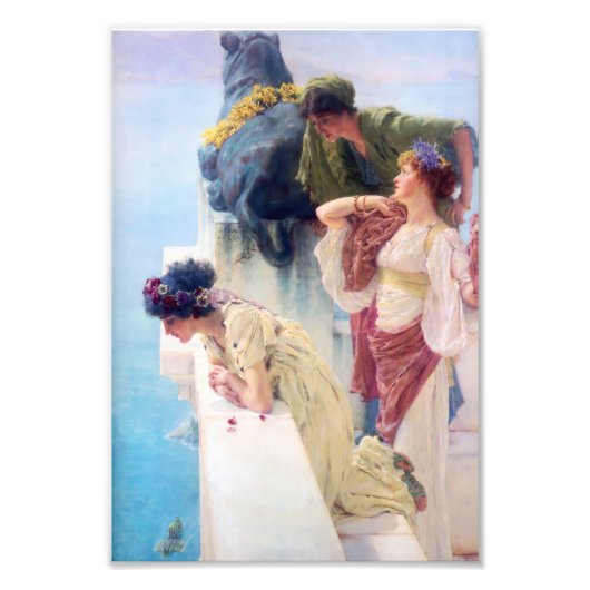 Impression Photo Lawrence Alma Tadema Un Coin de Vantage (Devant)