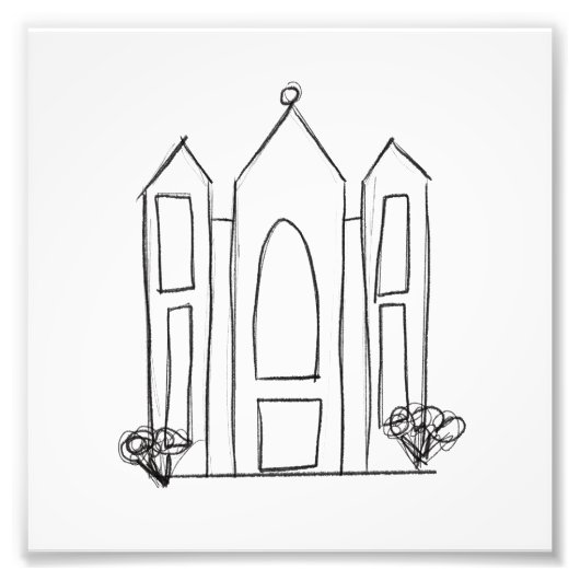 Impression Photo LDS Salt Lake City (Devant)