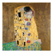 Impression Photo Le baiser de Gustav Klimt (Devant)