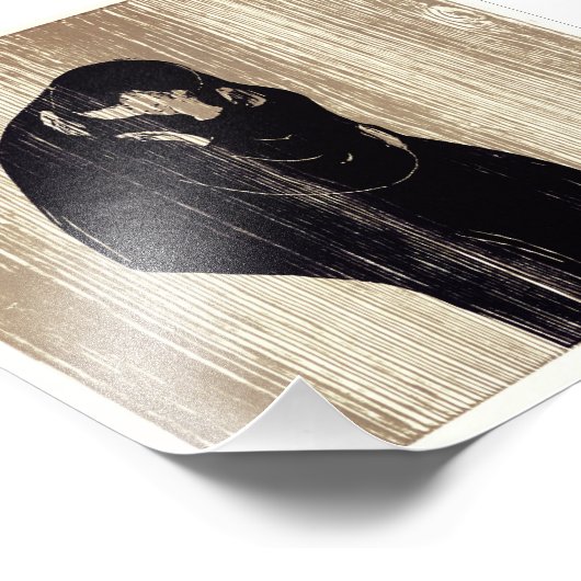 Impression Photo Le baiser d'Edvard Munch, (Coin)