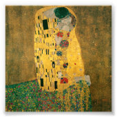 Impression Photo Le baiser - Gustav Klimt (Devant)