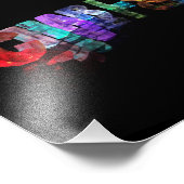 Impression Photo Le beau nom Charlotte dans les lumières 3D (Coin)