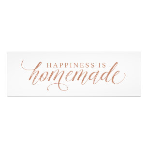 Impression Photo Le bonheur est copie faite maison