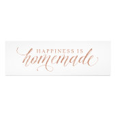 Impression Photo Le bonheur est imprimé maison (Devant)