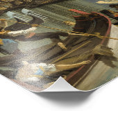 Impression Photo Le Bucintoro Retour au Molo par Canaletto (Coin)