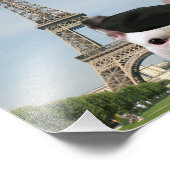 Impression Photo Le bulldog français à Paris (Coin)